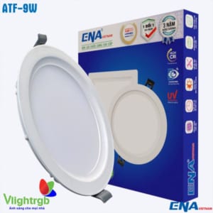 Đèn LED âm trần tròn ENA mẫu ATF 9W